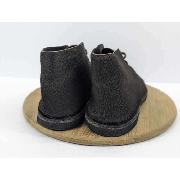 J Crew Chukka Boots Mens 11 Pony Hair 1990 MacAlister‎ Brown Shoes Italy - Picture 4 of 11